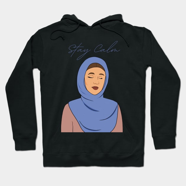 Stay Calm Hoodie by Eleyna Morris Apparel